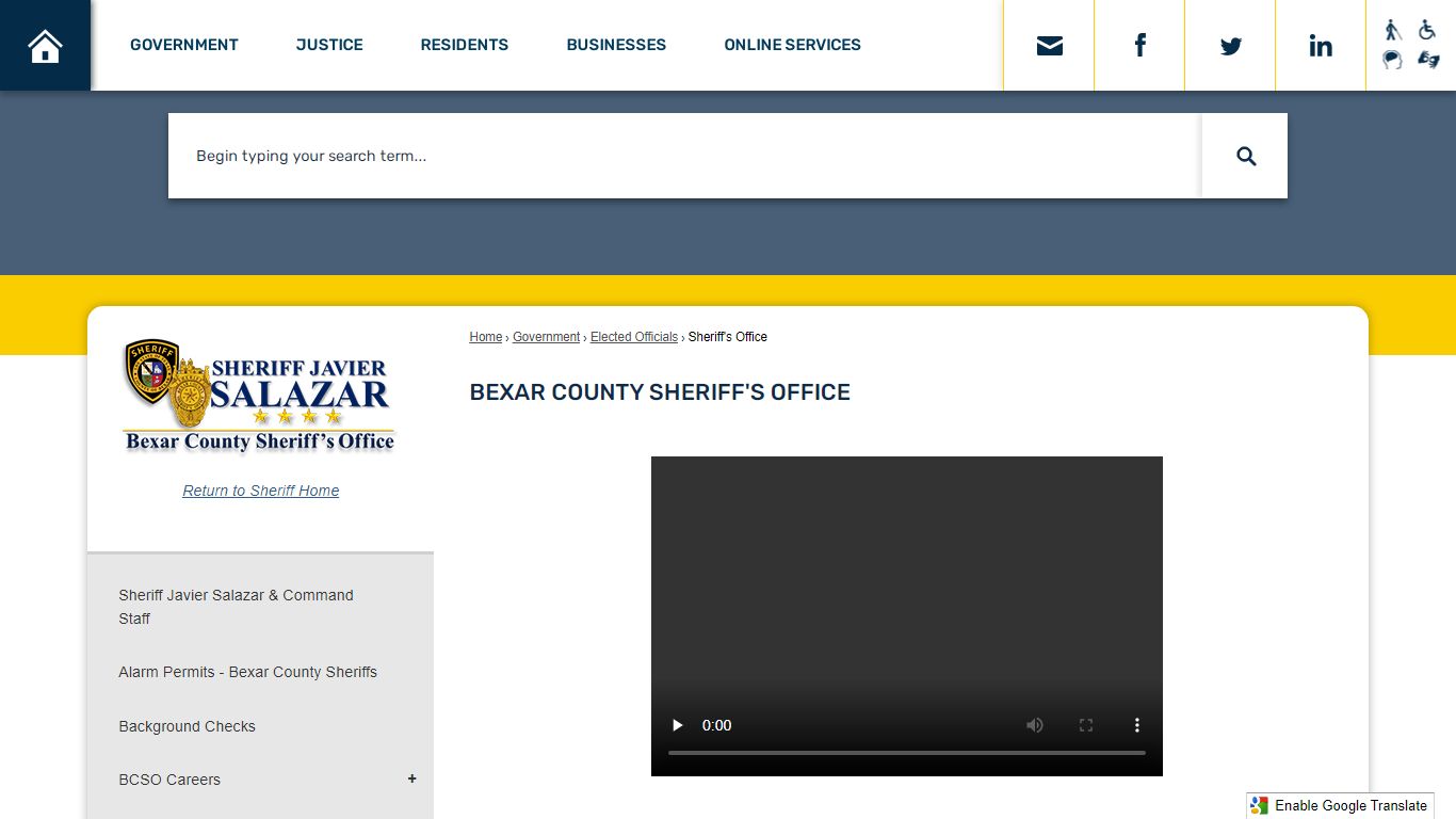 Bexar County Sheriff's Office | Bexar County, TX ...